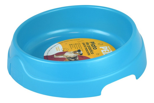 Plato De Plastico 24oz Plato Para Perro Color 1 Pz