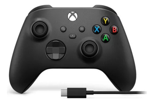 Joystick Original Xbox One / Series S/x Con Cable Incluido Negro