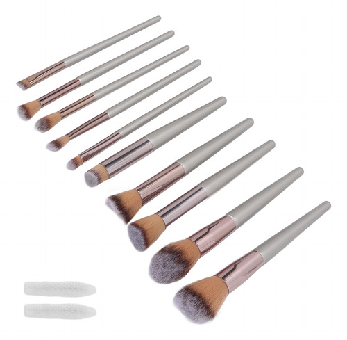 Brochas De Maquillaje, Juego De 10 Brochas Profesionales Y P