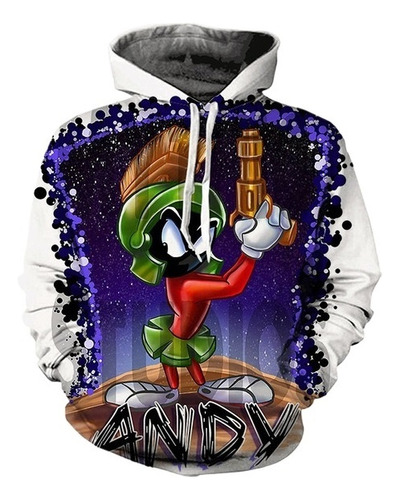 Rt Sudadera Con Capucha Marvin The Martian, Genial