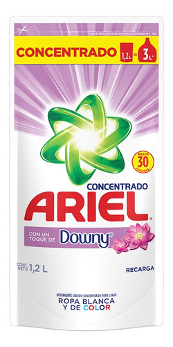 Pack 8 Detergentes Ariel Tod Liquido Concentrado 1.2lt 