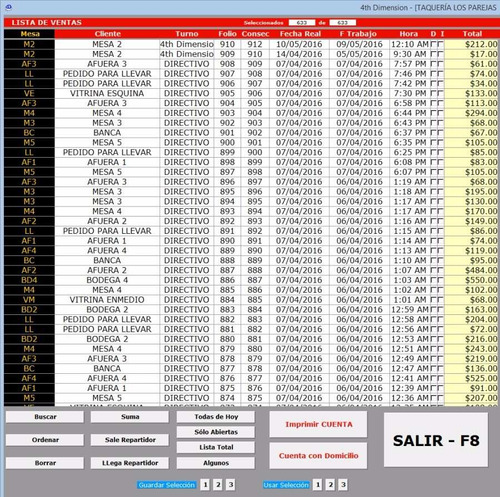 Taquerías. Programa-software. Muy Fácil Y Súper Eficaz