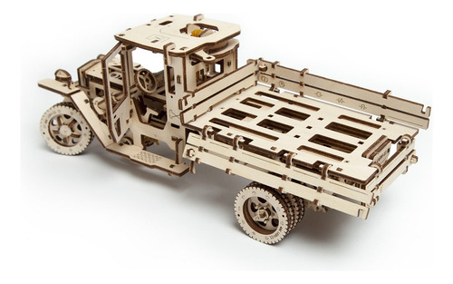 Modelo De Camión De Madera Ugears 3d Auto Propulsado Ugm 11
