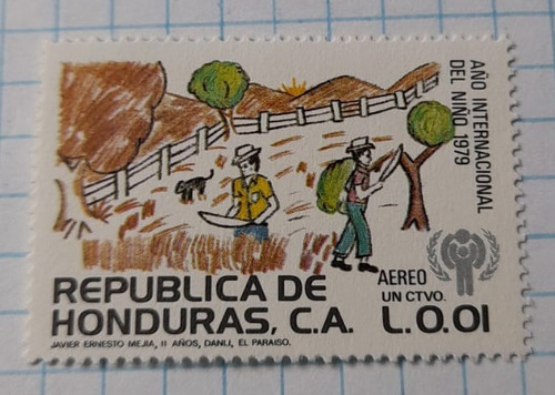 Sello - Honduras - 1979 Año Internacional Del Niño