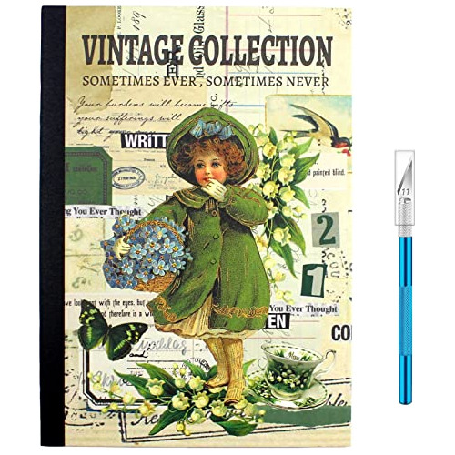 Libro De Pegatinas De Scrapbooking Vintage Adultos 800+...