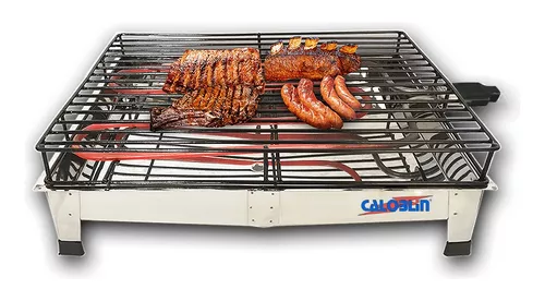 Parrilla Eléctrica Caloblin® Mediana Acero - Capacidad 7kg