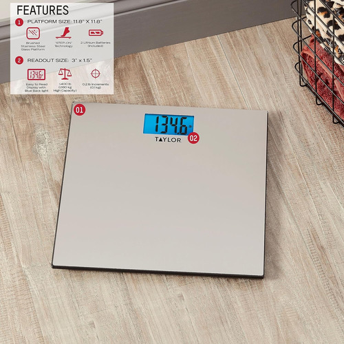 Precision Products Báscula Electrónica De Litio De Ac...