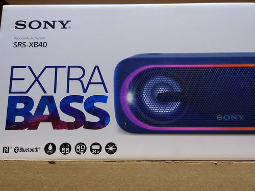 Sony Bocina Srs-xb40 Extrabass Azul 