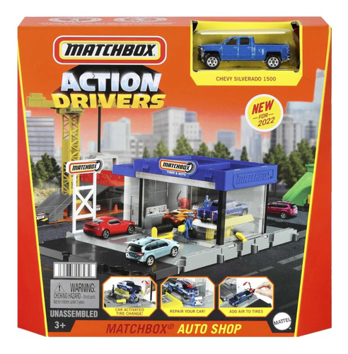 Matchbox Action Drivers - Pista Auto Shop - Mattel Gvy82