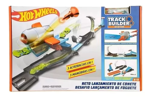 Hot Wheels - Track Builder - Desafio Lançamento de Foguete Flk60 - MP  Brinquedos