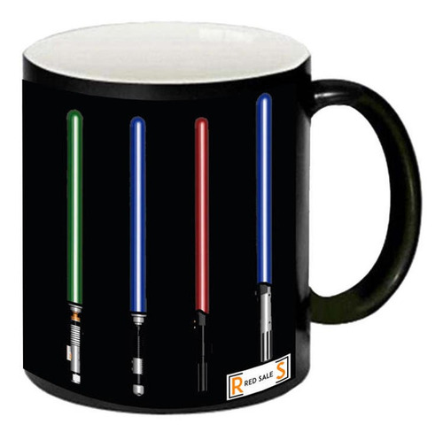 Imagen 2 de 7 de Taza Magica Star Wars Espadas