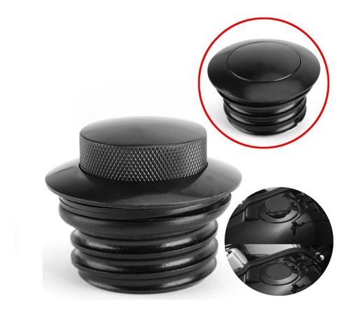 Tapon De Gasolina Negro Pop Up Para Harley Davidson