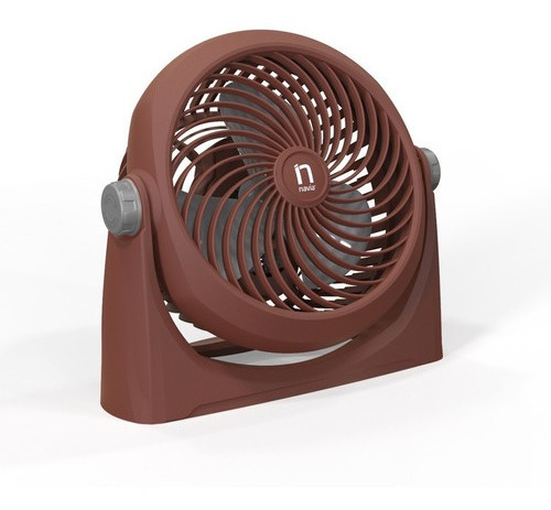 Ventilador Navia Cen-1010 10  Personal 2 En 1 3 Vel. Gris Claro Plástico 25 Cm . Cobre