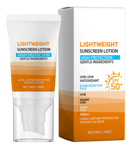 Una Crema De Protección Solar Ligera Con Una Fuerte Protecci