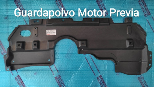 Guardapolvo Motor Original Toyota Previa