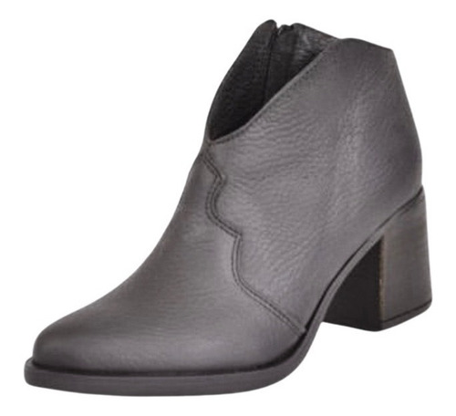 Imagen 1 de 4 de Botineta Bota Corta Texana Cuero Bulwark