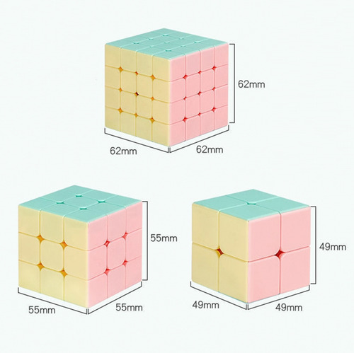 Cubo Magnético Cubo De Rubik De Colores Sin Pegatinas
