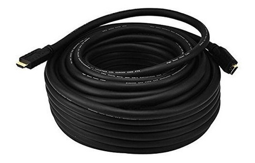Cable Hdmi Estandar 22 Awg Cl2 Color Negro