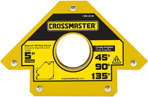 Escuadra Magnética Soldar 34kg 3 Ángulos Crossmaster 9932266