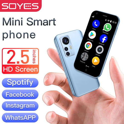 Mini Teléfono Inteligente Android D18 De 2,5 Pulgadas, Doble
