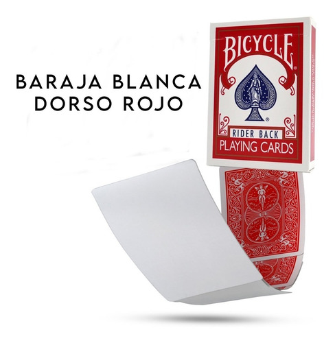 Baraja Bicycle Cara Blanca P/magia - Tangomagic - Bar Mágico