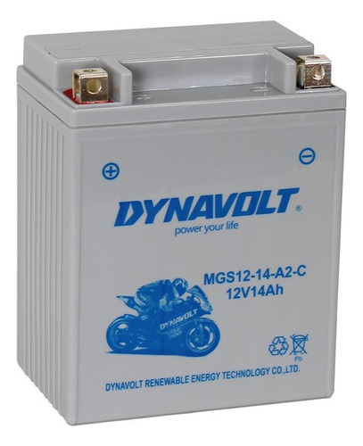 Acumulador Sellado Dynavolt Mgs12-14-a2-c (ytx14ah-bs)