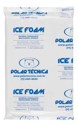 Gelo Artificial Espuma Ice Foam 900g L Kit Com 07 Unidades