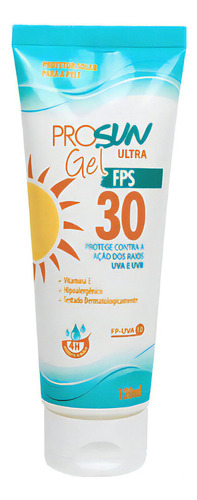 Protetor Solar Gel Ultra Prosun Fps 30  Invisivel 120g