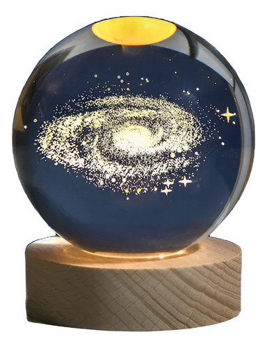 Lampara Led Esfera Diseno 3d Con Luz