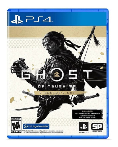 Imagen 1 de 4 de Ghost Of Tsushima Directors Cut Ps4 Juego Fisico Sellado Cd