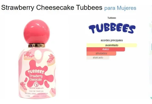 Grandeur Tubbees Strawberry Cheesecake Eau De Parfum 50ml