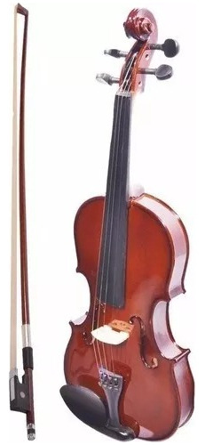 Violin Amadeus Cellini Laminado C/estuche Y Arco 1/8 Amvl009 Color Café
