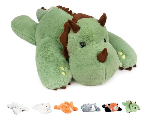 Niuniu Daddy Peluche Dinosaurio Con Peso 1.6kg 50cm Estrés