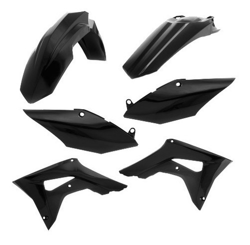 Kit Plasticos Honda Crf 450 17 / 20 250 18 20 Acerbis Negro