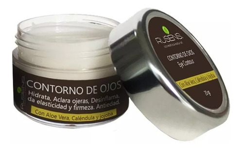 Imagen 2 de 3 de Contorno De Ojos Natural Rusens 20g Disminuye Bolsas Ojeras