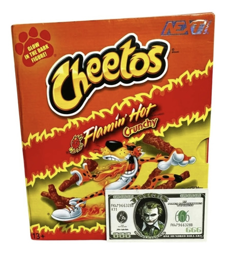 Chester Chetos Flamin' Hot Glow-in-the-dark Figura Jada Toys (Usado)
