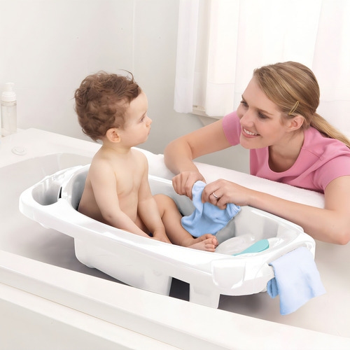 Bañera Para Bebes Recien Nacido Safety Color Blanco Liso