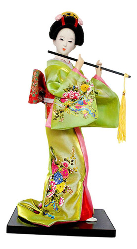 Muñeca Con Kimono Femenina De Geisha Japonesa De 30cm,