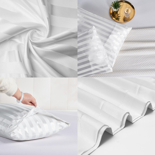 2 Funda De Almohada Para El Cuidado De La Piel Funda De