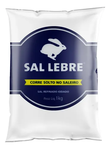 comprar Sal marinho refinado Lebre em pacote sem glúten 1 kg