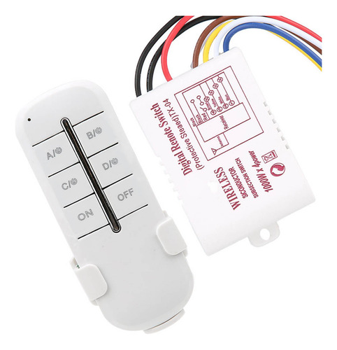 Receptor Rf Remoto Rf Ac180-240 V Con Control Inalámbrico De