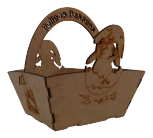 Canasta Porta Huevos De Pascua