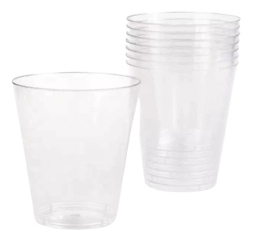 20 Mini Vasos Copa Acrílico 40ml Para Postre Dulce Shots