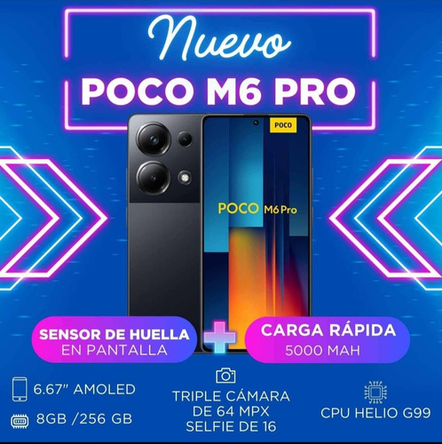 Poco M6 Pro 256gb 8gb Ram Dual Sim Liberado