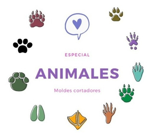 Kit Animales - 24 Moldes Por $ 100 Para Masa Tipo Play Doh