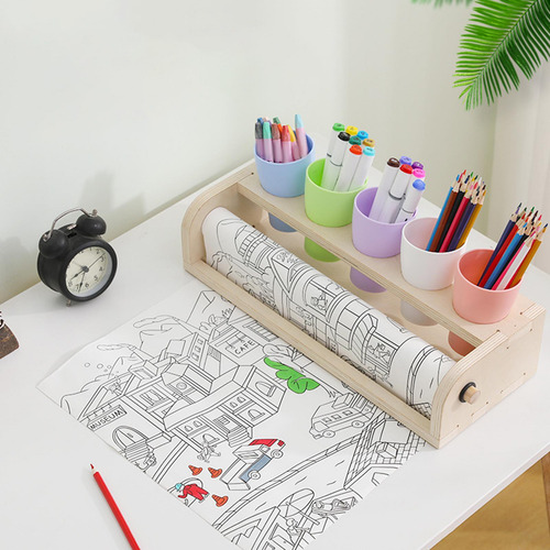 Dispensador De Rollos De Papel Artesanal Para Niños,