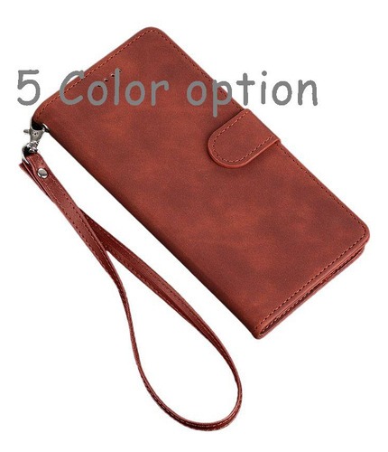 Funda Tipo Cartera Vintage Para Oppo A12/a12e, Protectora, Ranura Para Tarjetas, Soporte, Correa De Muñeca