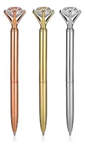 Comprar Lapiceros De Metal Con Diseño Diamante + 3 Recargas + Funda