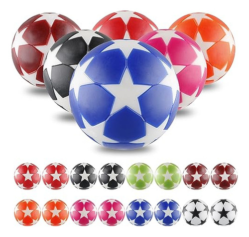 Bolas De Futbolín 32mm Reemplazo 16pcs Multic