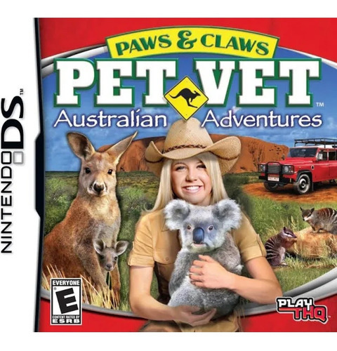 Jogo Pet Vet Australian Adventures Nintendo Ds Midia Fisica
